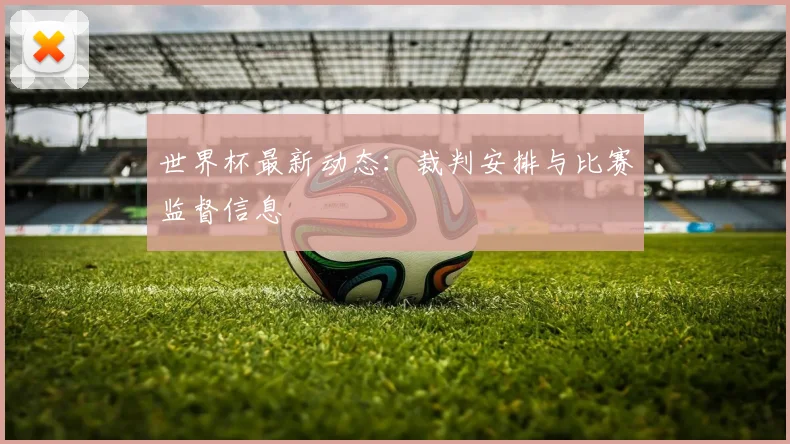 世界杯最新动态:裁判安排与比赛监督信息